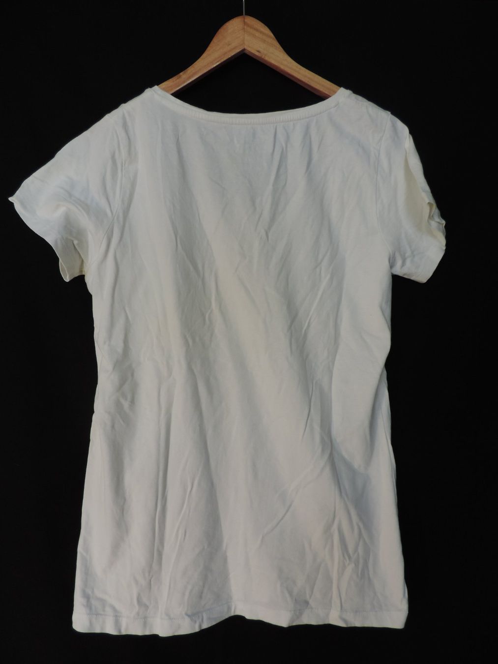 T-shirt: lot de 2 t-shirts blanc et turquoise – Usato da Genève venduto da Axelle333 8
