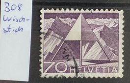 1686) 307, Abart  Wischstrich oben am Berg