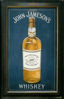 Blechschild 3D-JOHN JAMESON WHISKEY-FLAS