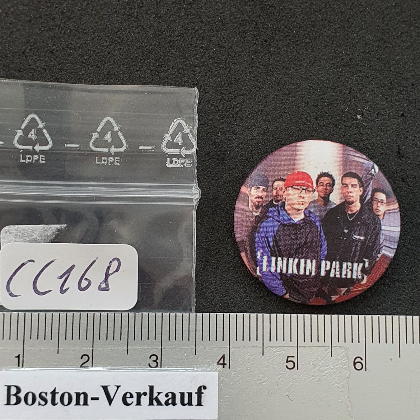 Placchette & Badge: CC168 - Pin /Button - Musik - Linkin Park – Usato da Reinach BL venduto da Boston-Verkauf