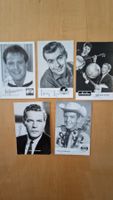 Original Autogramme auf Vintage Postkarten / Fotos (5 St.)