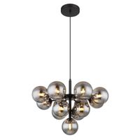 Pendelleuchte, Metall, 56 cm Ø