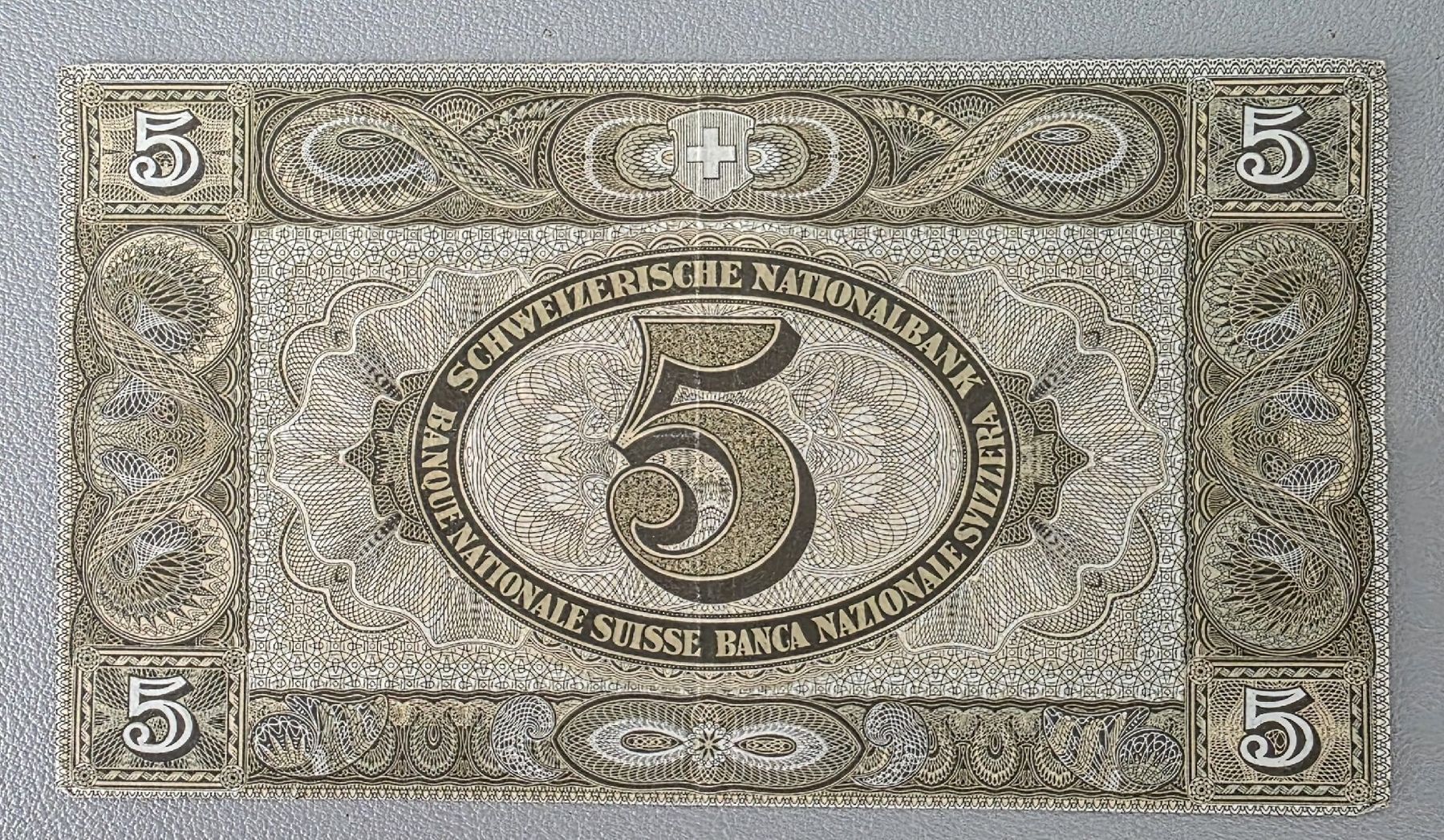 Banconote: 5 Fr. 31.August 1946 Super erhaltung – Usato da Niederuzwil venduto da 262305 1