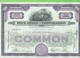 Blue Ridge Corporation 1937
