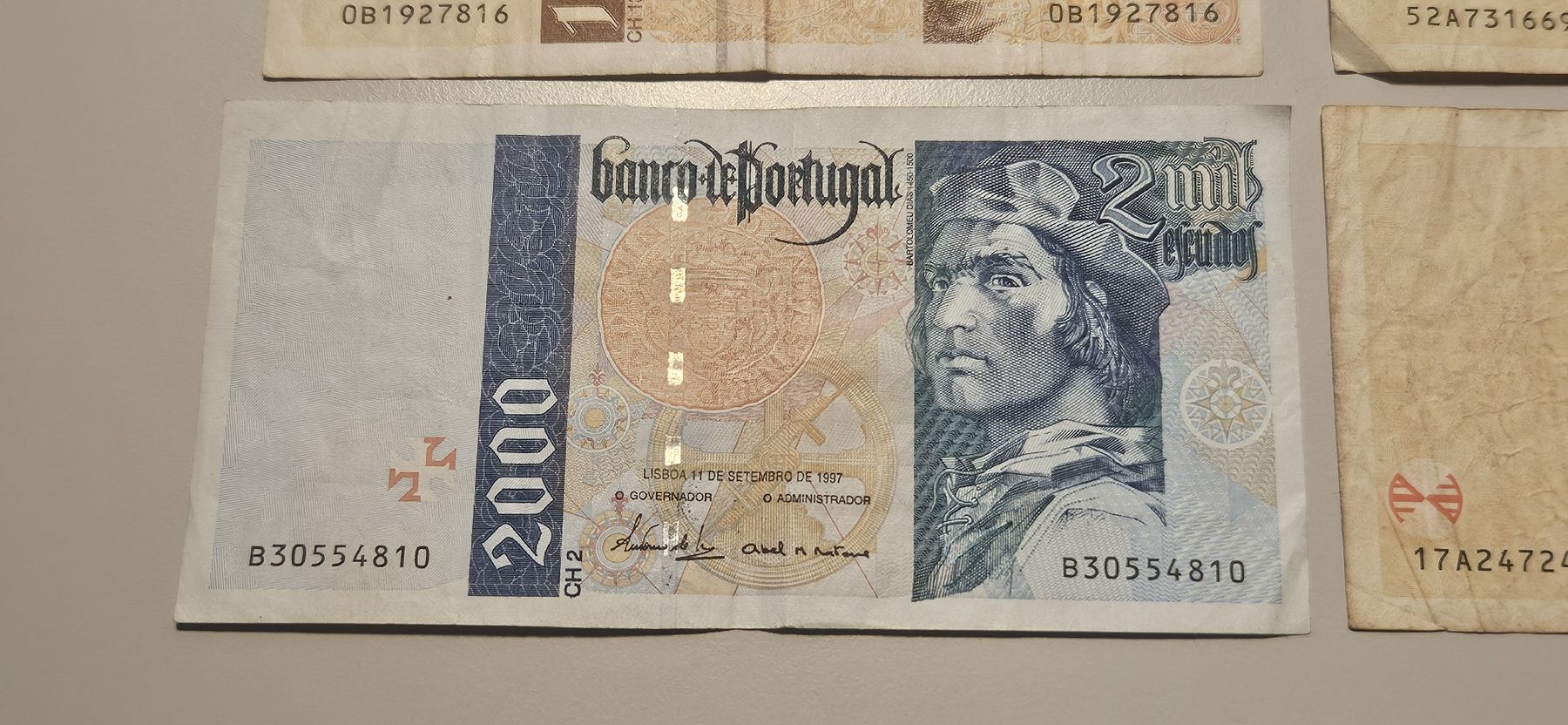 Banknoten: 4000 Escudos 1997 – Gebraucht aus Belp von Ginus85 1