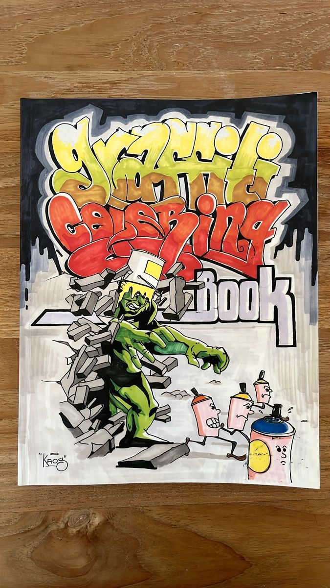 Libri: Graffiti Coloring Book - Graffiti Malbuch – Usato da Biel-Benken BL venduto da vomfluss