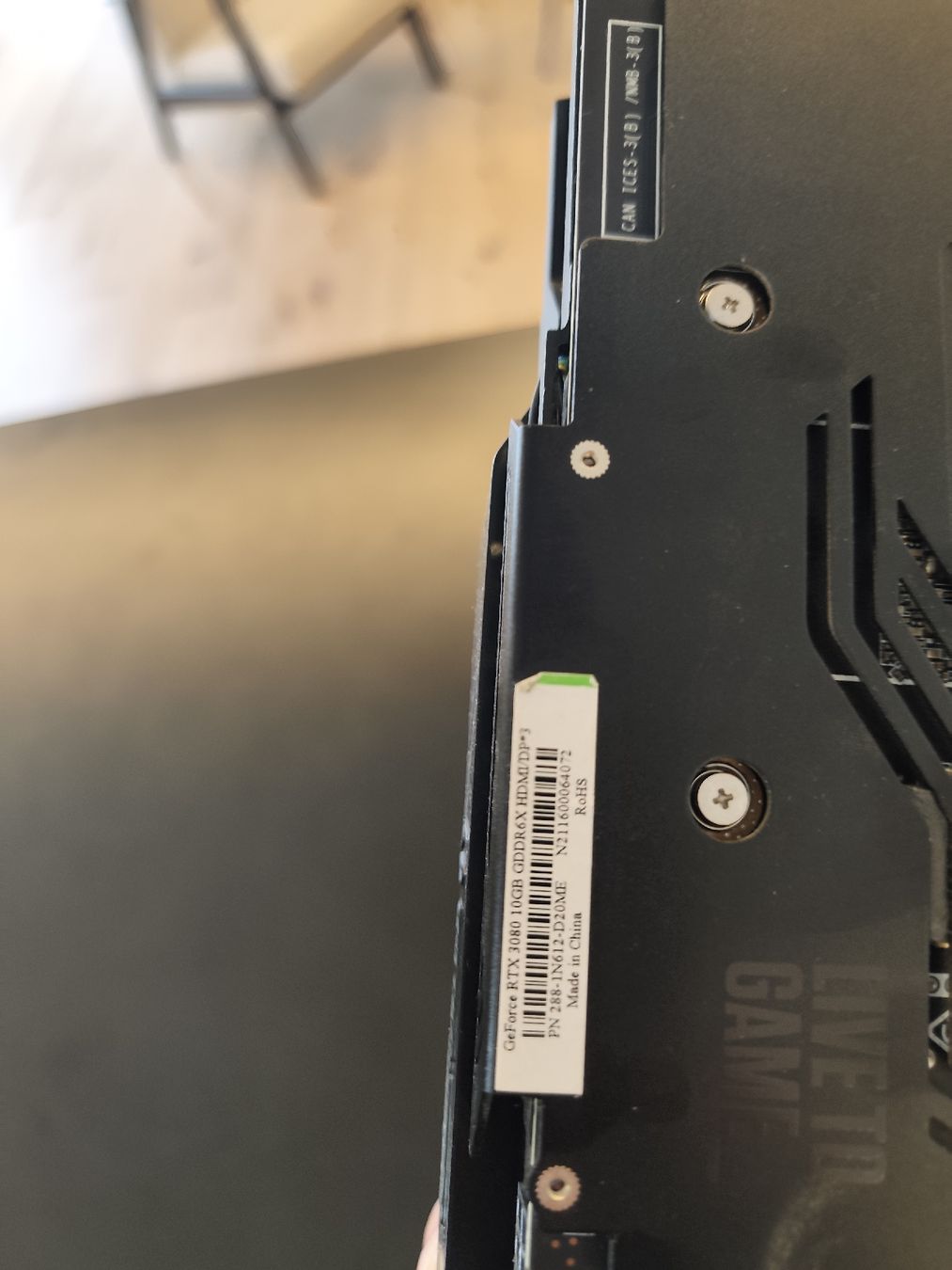 Nvidia Schede grafiche: Nvidia GeForce RTX 3080 Zotac Gaming Trinity  – Usato da Payerne venduto da L3onardoh 3