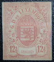 Luxemburg Kat. 7 (*) 1859 Kat. 350 Euro mit heller Stelle