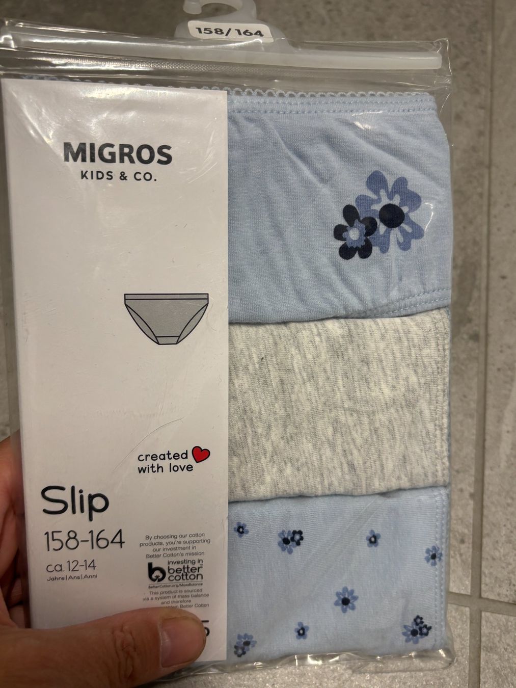 Biancheria intima: Lot de 3 slip taille 158 - 164 neuf – Nuovo (secondo la descrizione) da Salvenach venduto da gwenwywar