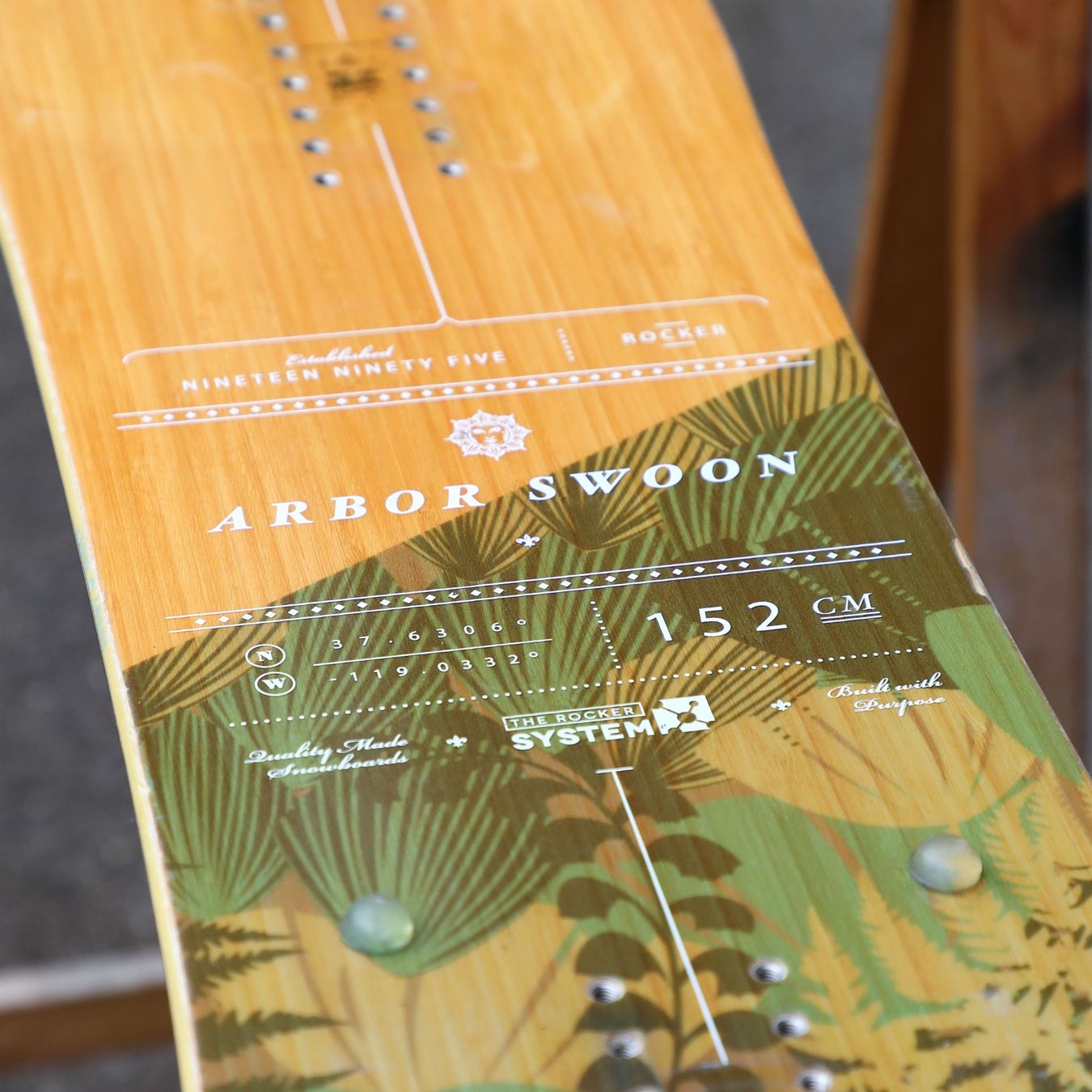 Arbor Board: Arbor Swoon Rocker 152 Damensnowboard – Usato da Herisau venduto da OptischeFabrik 2