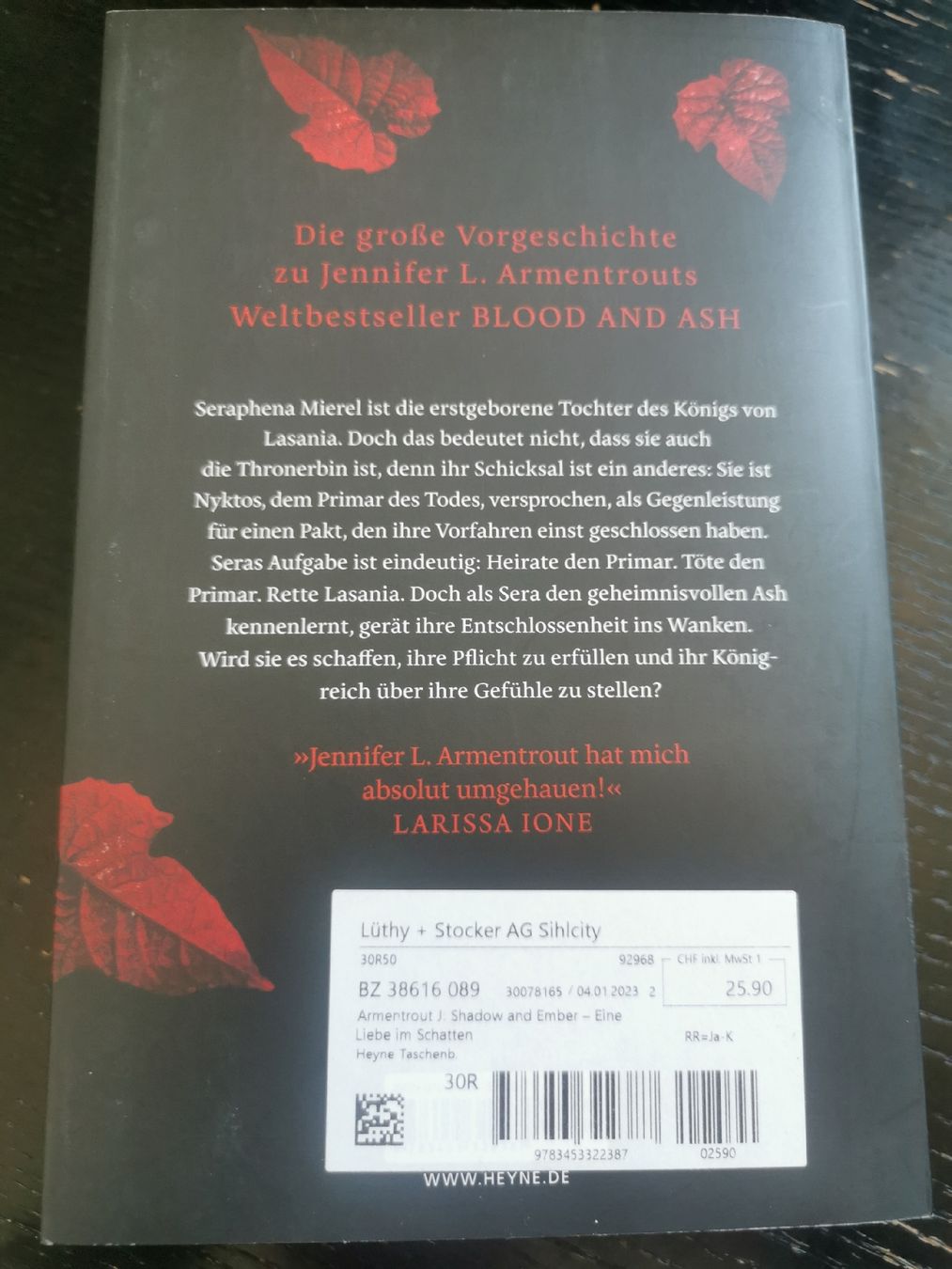 Libri: Jennifer L. Armentrout - Shadow and Ember  – Usato da Zürich venduto da fil_t2br 1