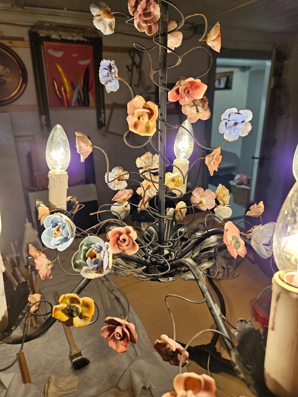 Lustres & lampes de plafonds: alter Lüster, Deckenleuchte – D'occasion à Muri b. Bern par rasastro 1