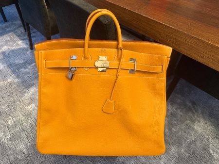 Hermès Reisetasche, Clémence 55/27/45 cm, High Strap Vintage