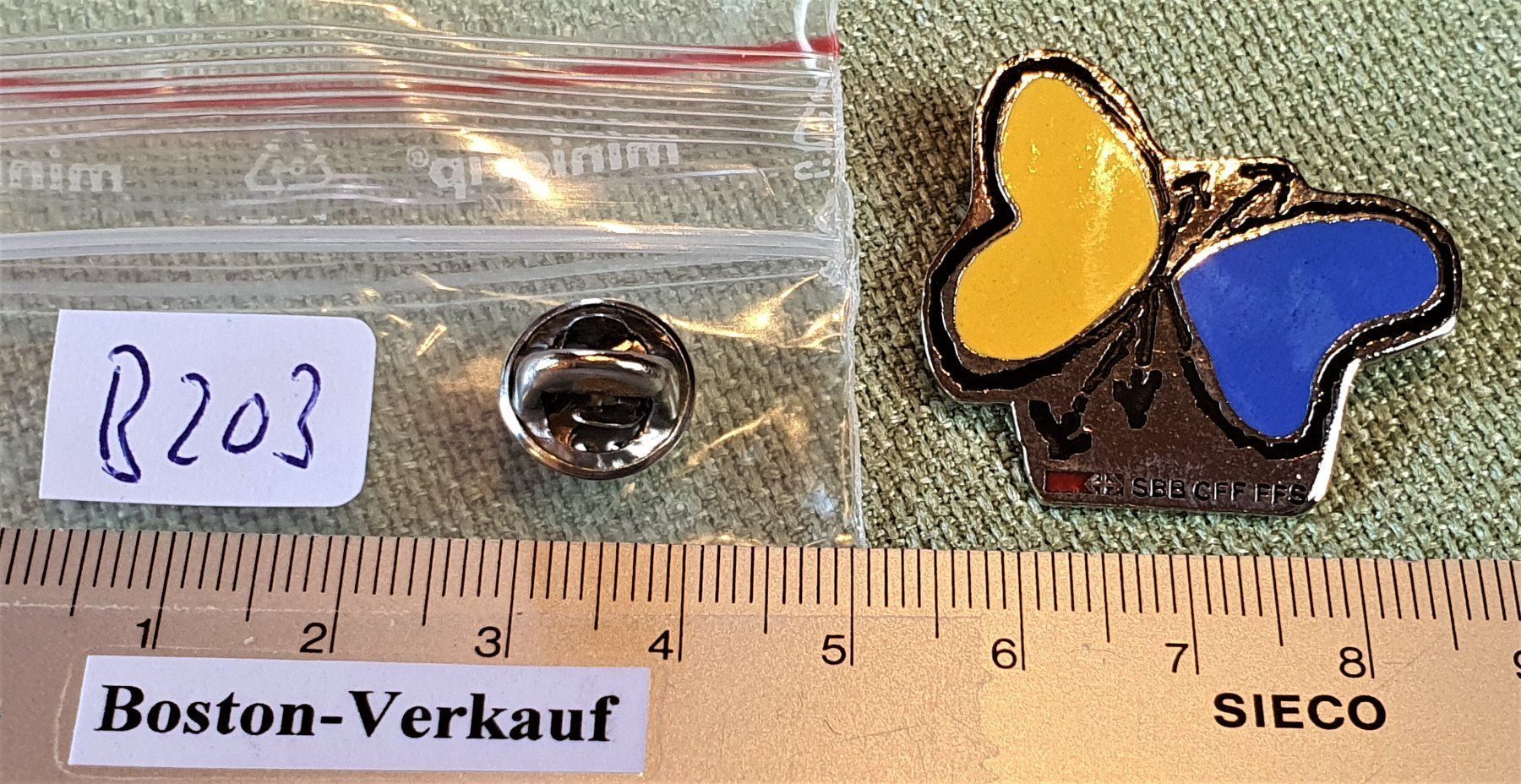 Pins: B203 - Pin SBB CFF FFS Schmetterling – D'occasion à Reinach BL par Boston-Verkauf 2