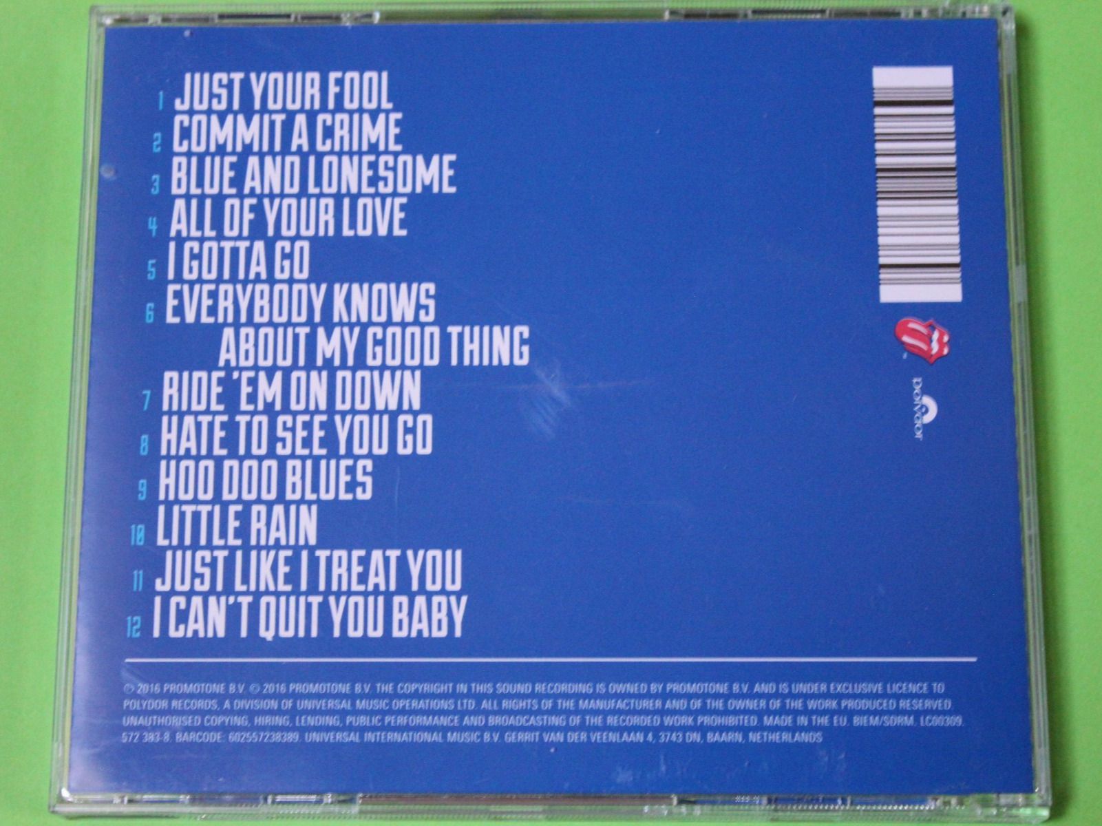 CDs: The Rolling Stones - Blue & Lonesome CD 2016 – D'occasion à Tübach par JamesStone 3