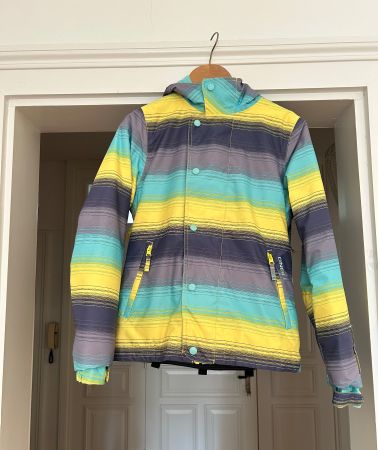 Farbig gestreifte Ski-Jacke von O‘Neill