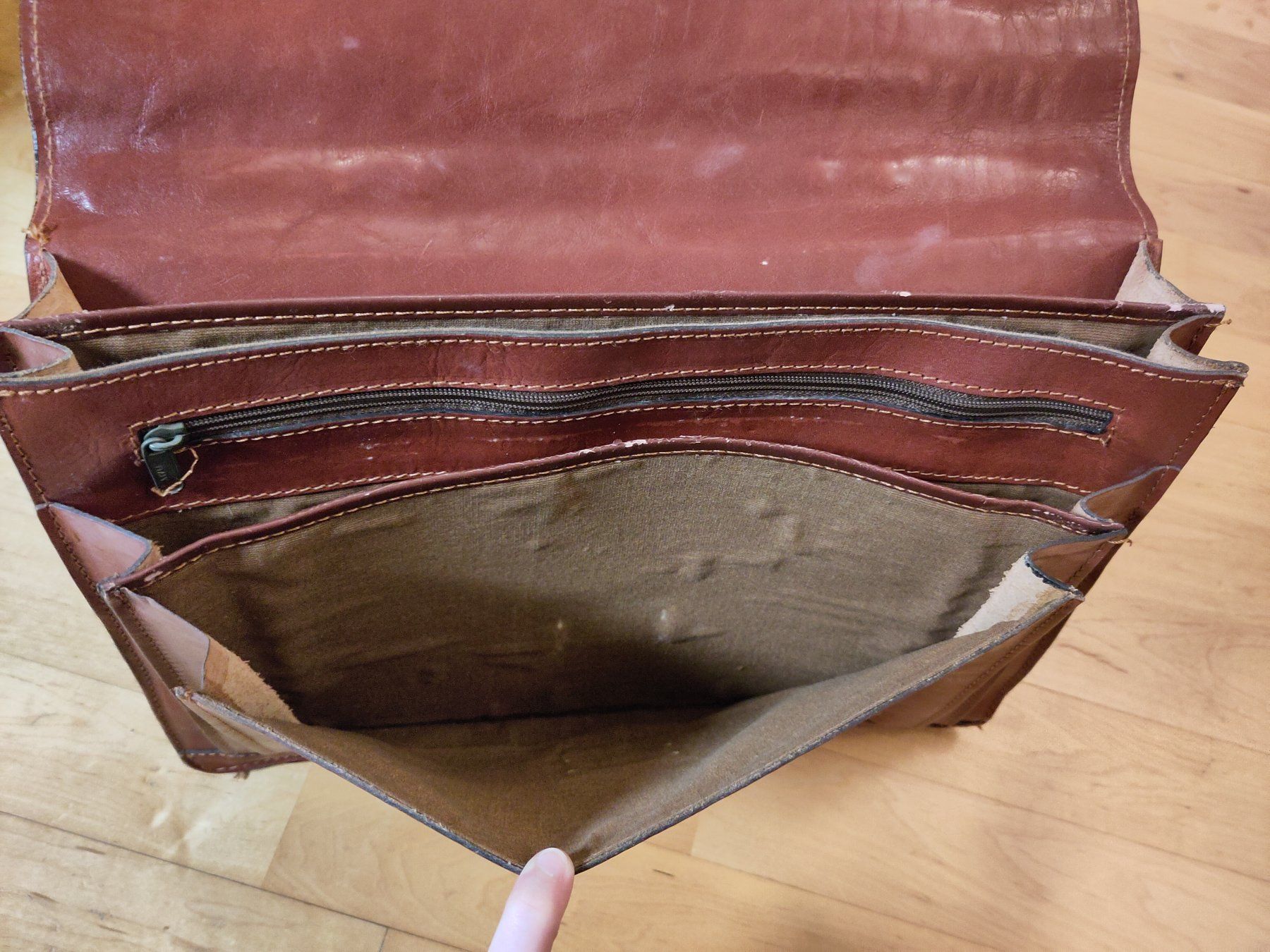 Koffer & Taschen: Ledertasche braunrot gebraucht – Gebraucht aus Meilen von Glaussonauten 2