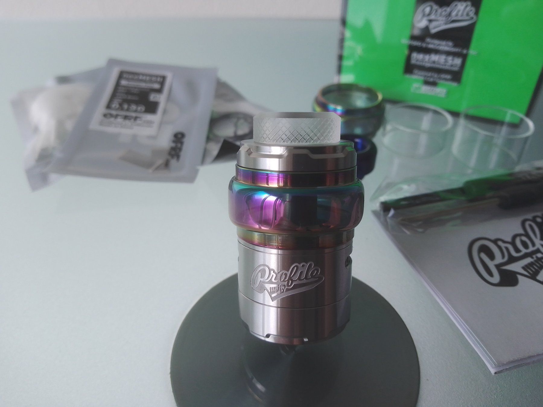 Altri Prodotti per fumatori: Wotofo: PROFILE UNITY RTA / Es, Pyrex, 24mm, bis 7ml - NEU – Nuovo e nell'imballaggio originale da Untersiggenthal venduto da HavannaNets