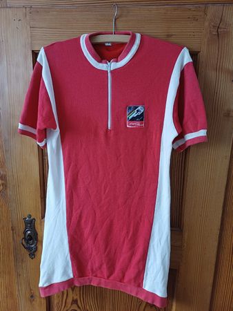 Vintage Radrenntrikot, Schweiz 1983