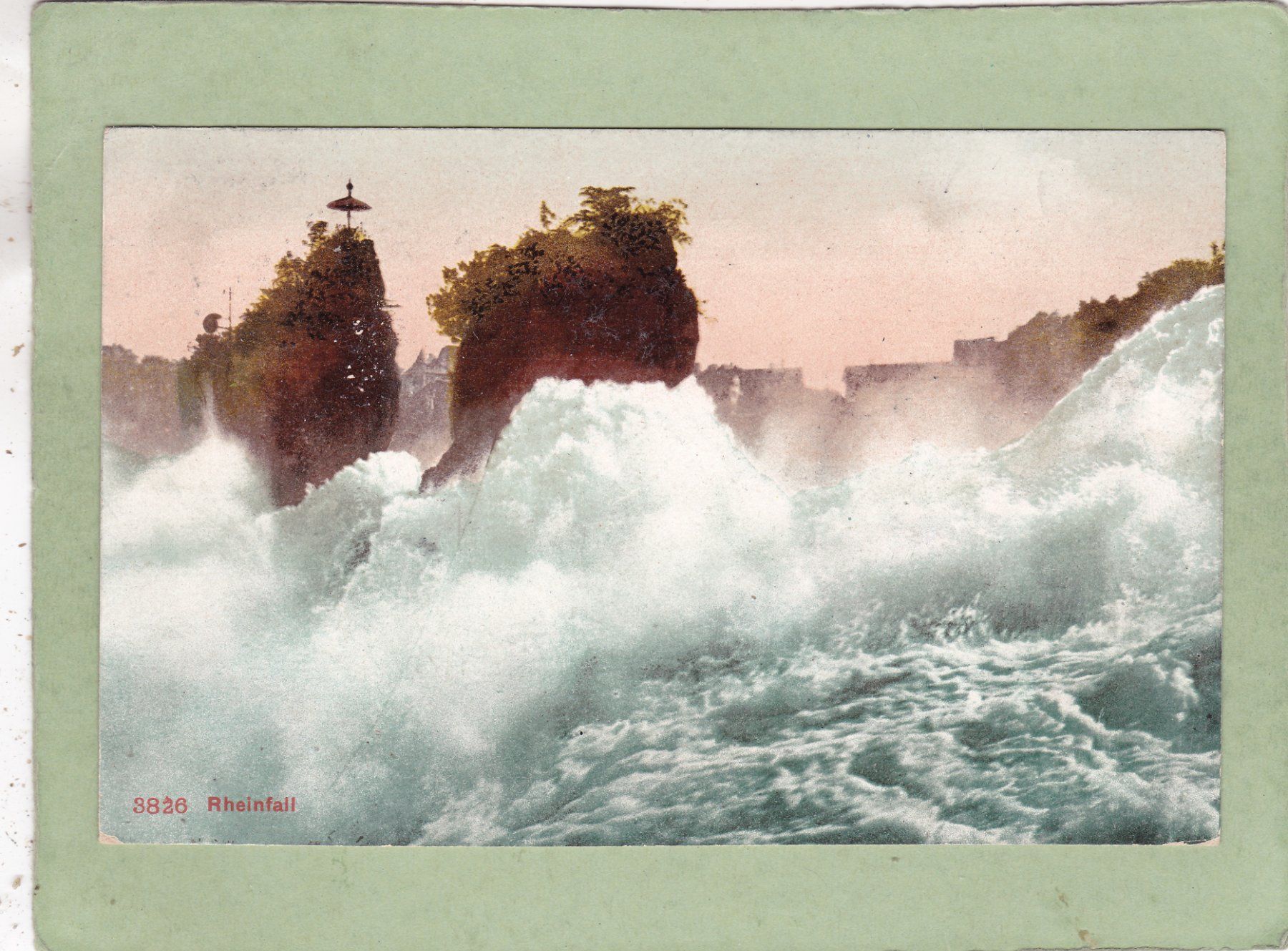 Cartoline postali: Rheinfall 1908 – Usato da Herisau venduto da Lisegrat2008