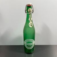 >RAR: alte Glasflasche Bügelflasche PASSUG Mineralwasser -GR