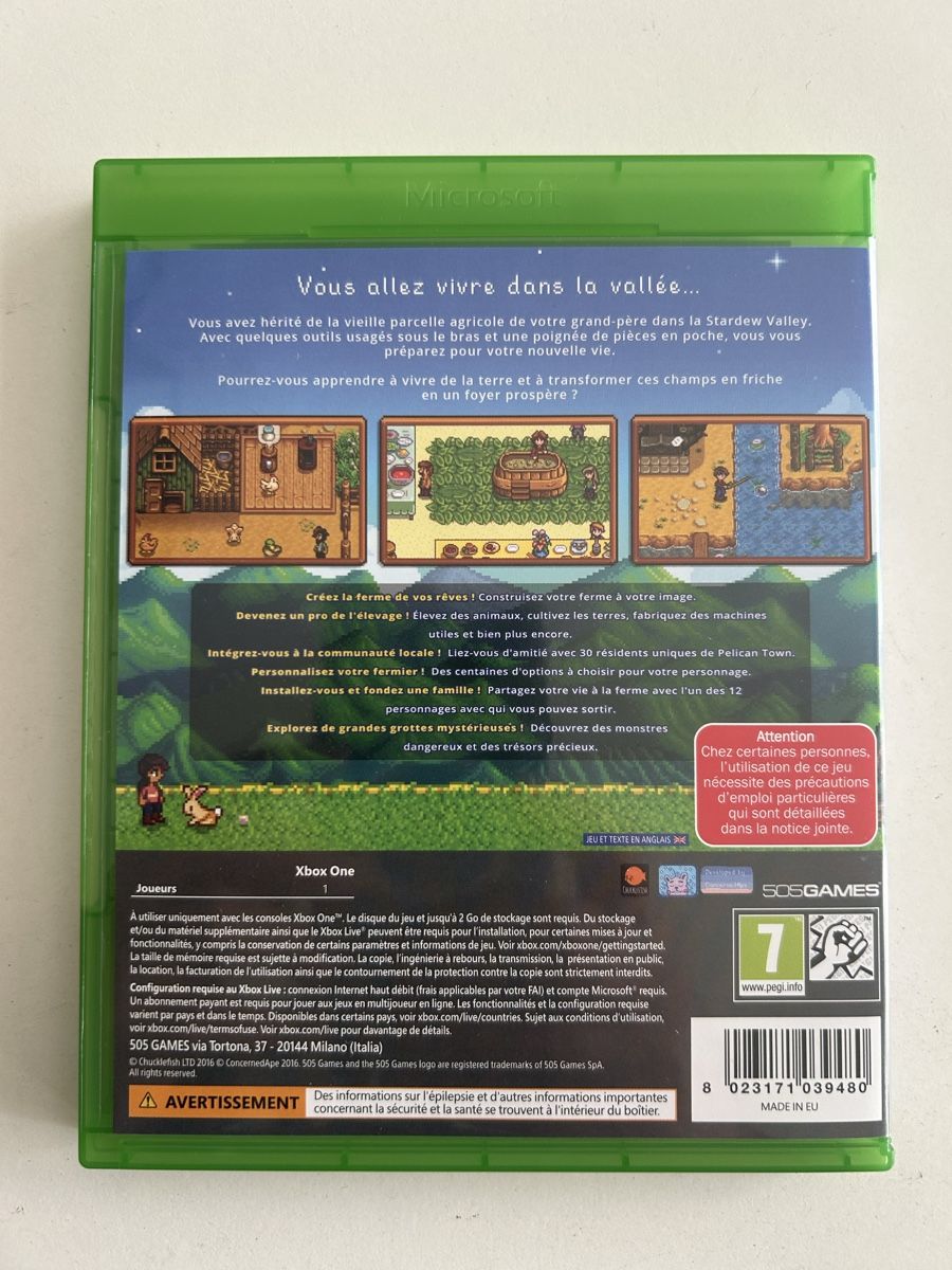 Jeux: Stardew Valley FRA avec OST – D'occasion à Pully par PongDayOne 1