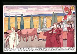 Vevey, Fete des Vignerons 1905, le Char 