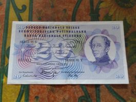 SUISSE  20  Francs  1973  (3371)  Billet