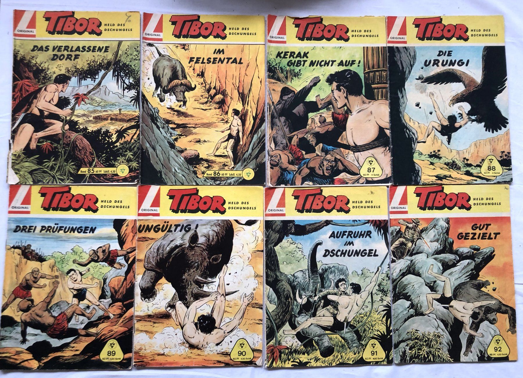Comics: 28x Hefte - TIBOR - HELD DES DSCHUNGELS - Nr.85-112 – Gebraucht aus Schaffhausen von durruti 1