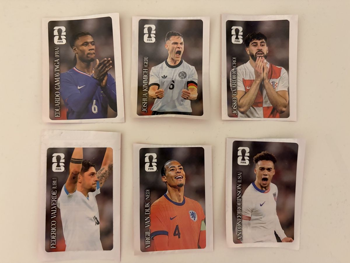Coca-Cola Cartes à collectionner: 6 Bilder Coca-Cola Panini WM 26 – D'occasion à Brugg AG par starmaus