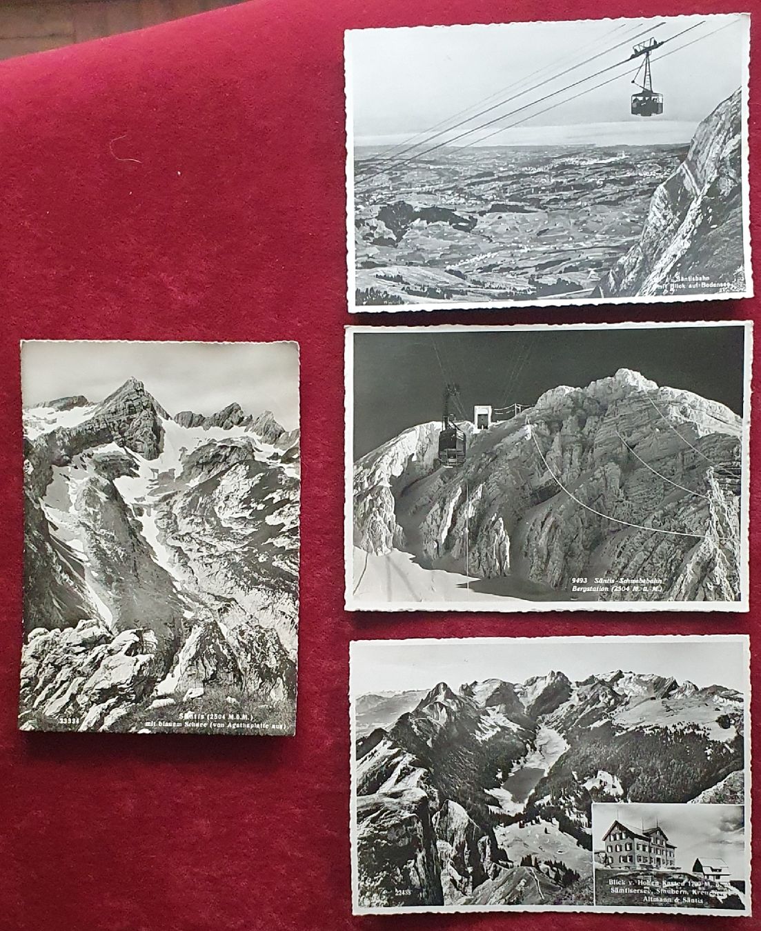Cartoline postali: 8 Ansichtskarten vom Säntis und Umgebung – Usato da Kreuzlingen venduto da Rschweiz1 1