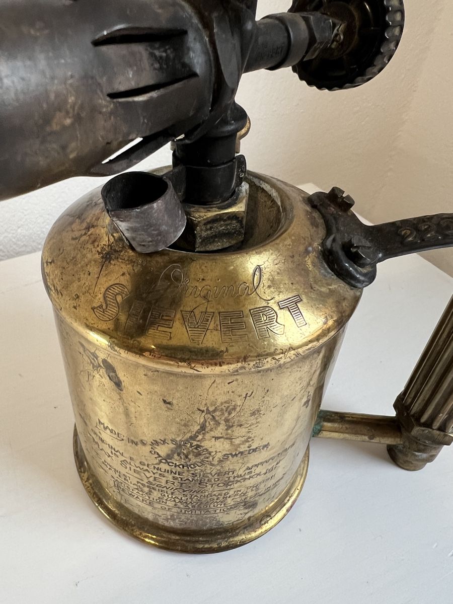 Tutti gli attrezzi: Lötlampe Messing Original Sievert Schweden – Usato da Buchs AG venduto da Marvel86 1
