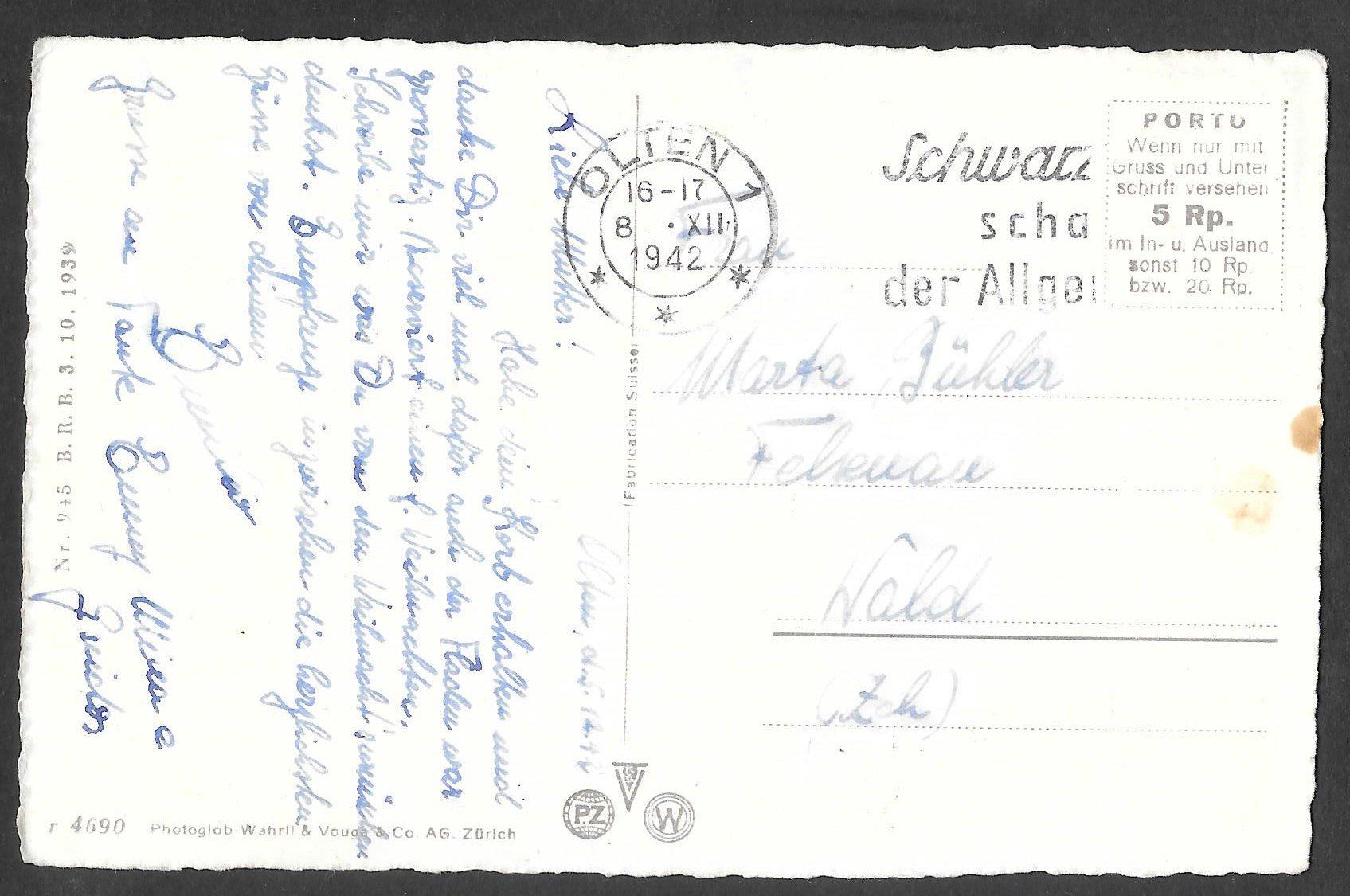 Cartoline postali: Olten Bahnhofquai – Usato da Olten venduto da clotaldi 1