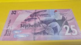 Seychellen 25 Rupien Schein 2016 - Sammlerstück
