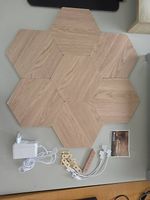 Nanoleaf Elements Hexagons 7 Panels Holzoptik