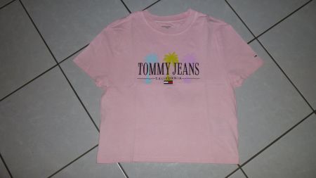 Damen-T-Shirt rosa/ TOMMY JEANS / M