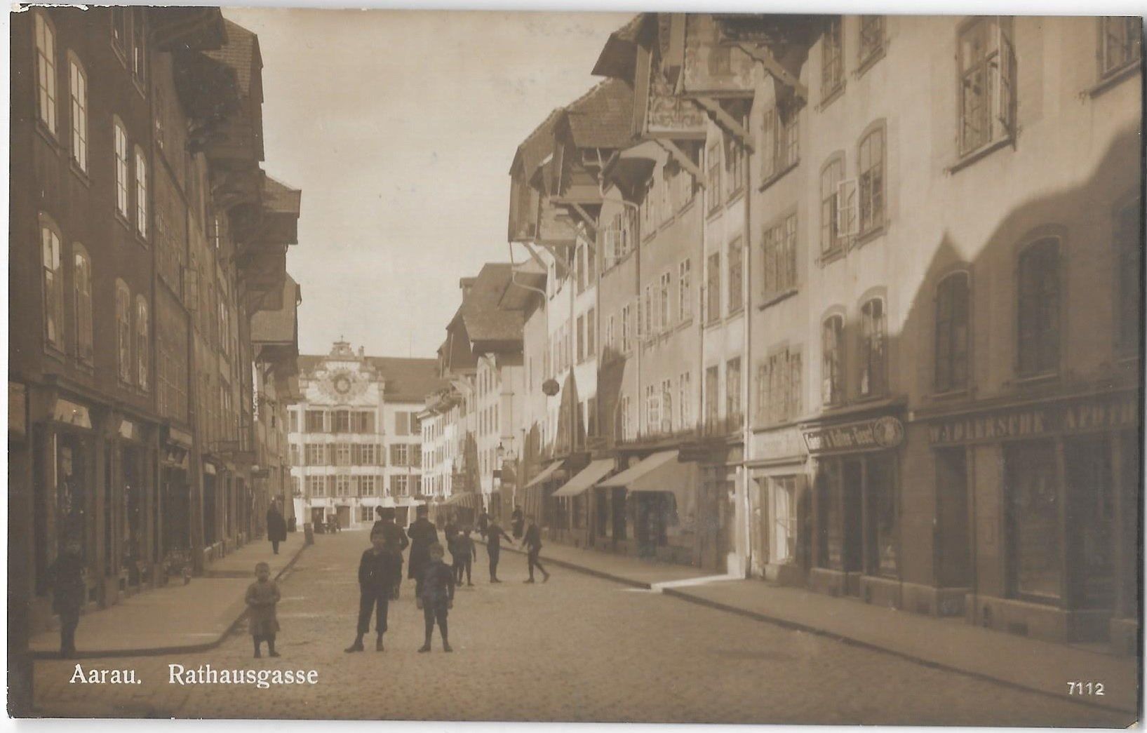 Ansichtskarten: Aarau Rathausgasse – Gebraucht aus Olten von clotaldi