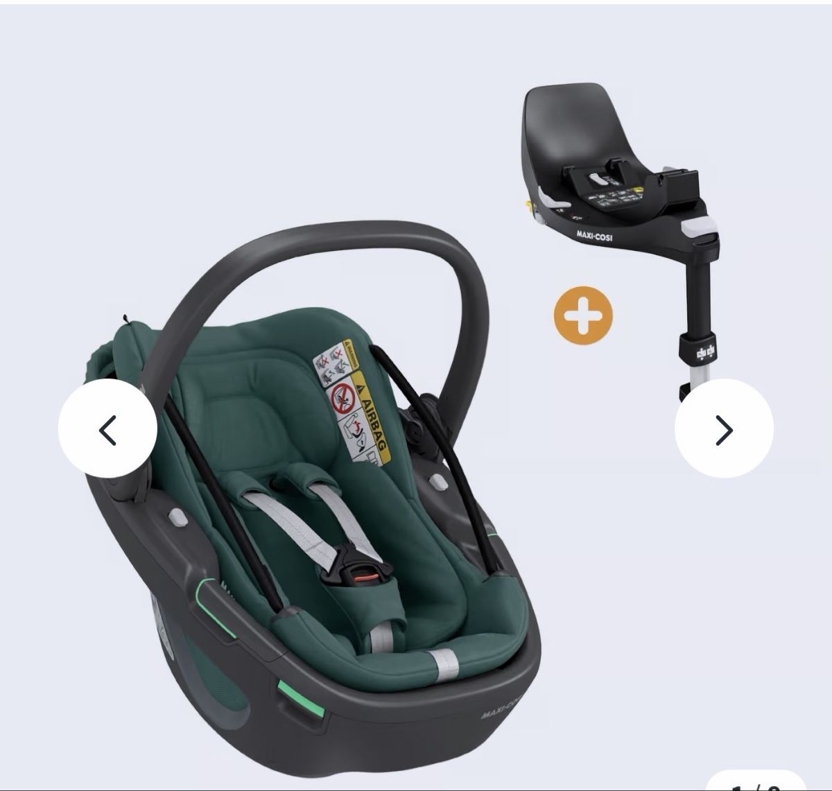 Maxi-Cosi Seggiolini per auto: Maxicosi Sation mit Maxicosi – Usato da Baar venduto da Nadja.b95