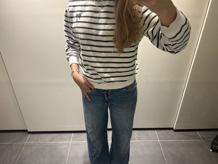 Damen Pullover gestreift 