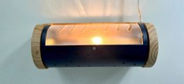Vintage Ikea Lampe TASSA Holz und Metall 80er 2 Stück