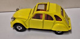 Modellauto Corgi Citroen 2CV6 gelb gebraucht guter Zustand