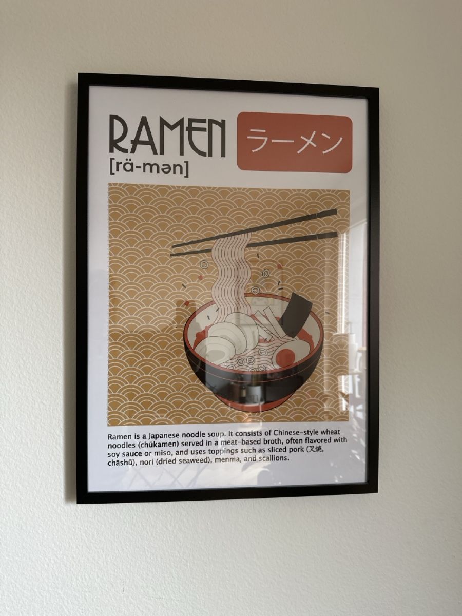 Foto & Immagini: 2x gerahmte Poster Sushi und Ramen – Usato da Bern venduto da mom_d6hv 2