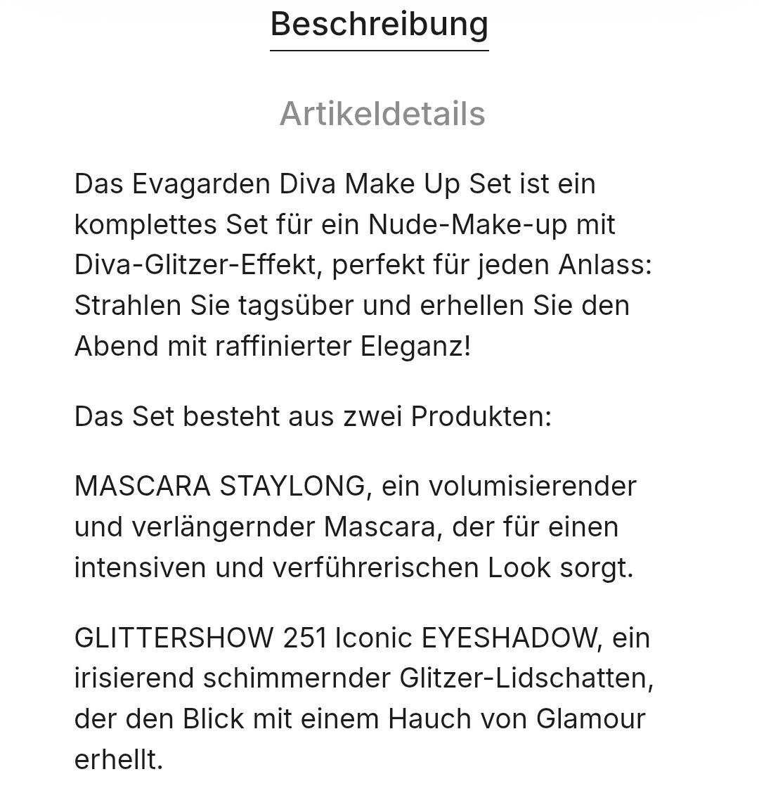 Make-up: neu!Evagarden make up set – Nuovo e nell'imballaggio originale da bellinzona venduto da zeus6535 1