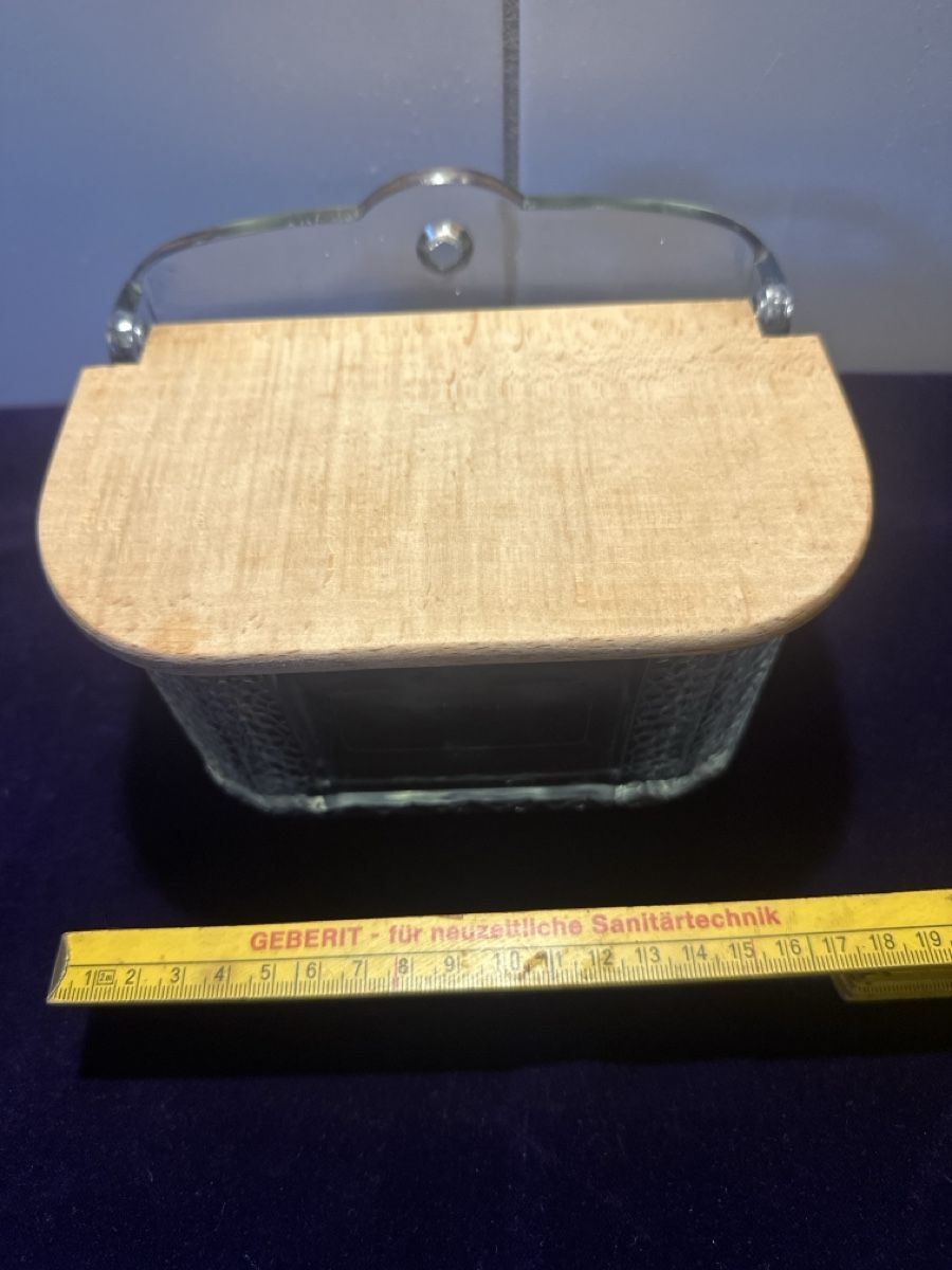Gläser: Vorratsglas mit Holzdeckel Glas Behälter Deko  – Gebraucht aus Zürich von Chaeffeler 3