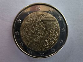 Pièce 2 Euro France Programme Erasmus 2022 TBE