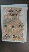 Geburtstagskarte "Gute Fahrt" mit Velos 🚲🎉🎁