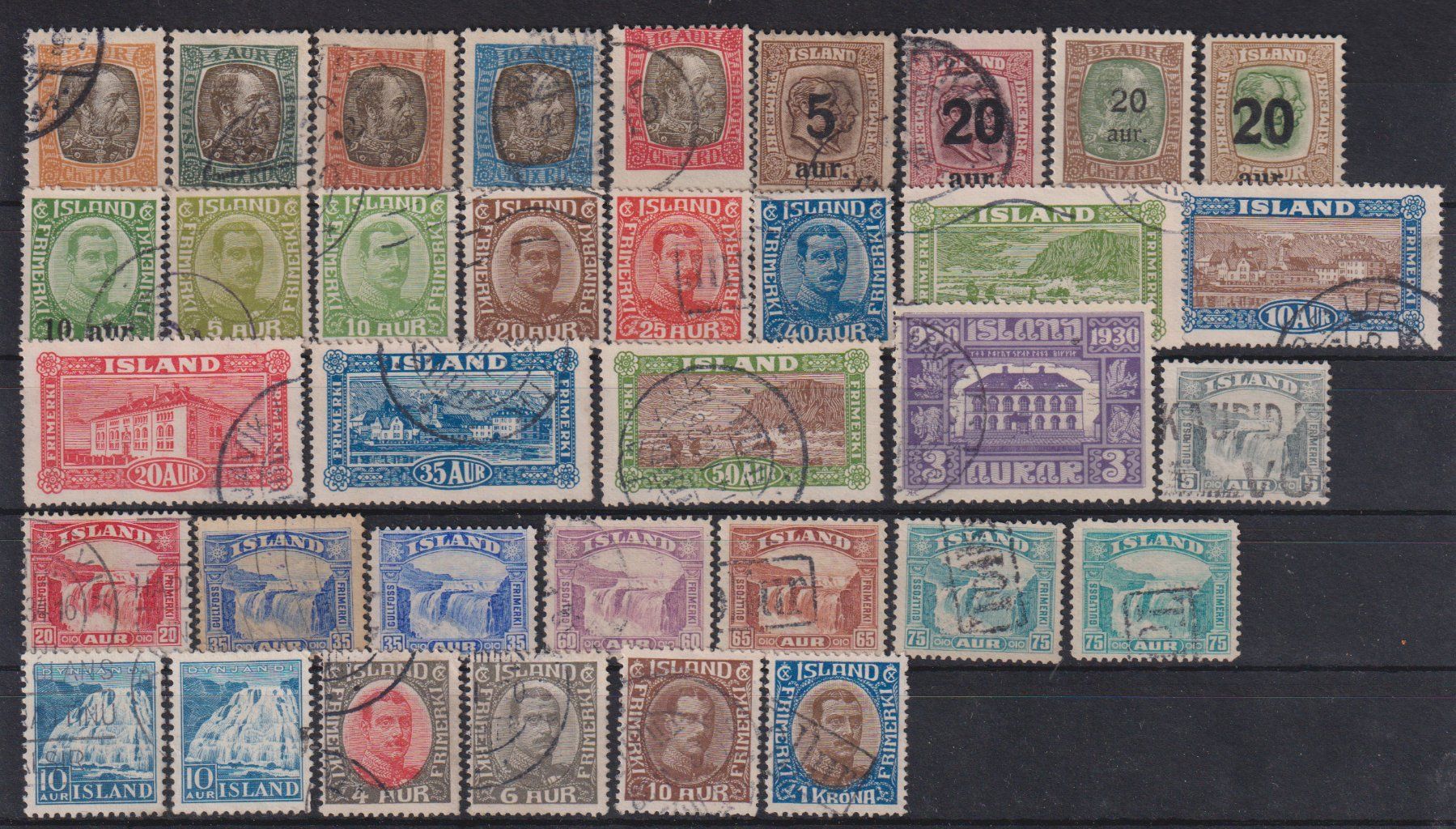 Alle Briefmarken: Island: Auswahl ab Klassik – Gebraucht aus Eschlikon TG von PhilCon
