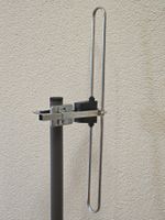 DAB+ Antenne für Mastmontage mit Verstärker und Netzteil