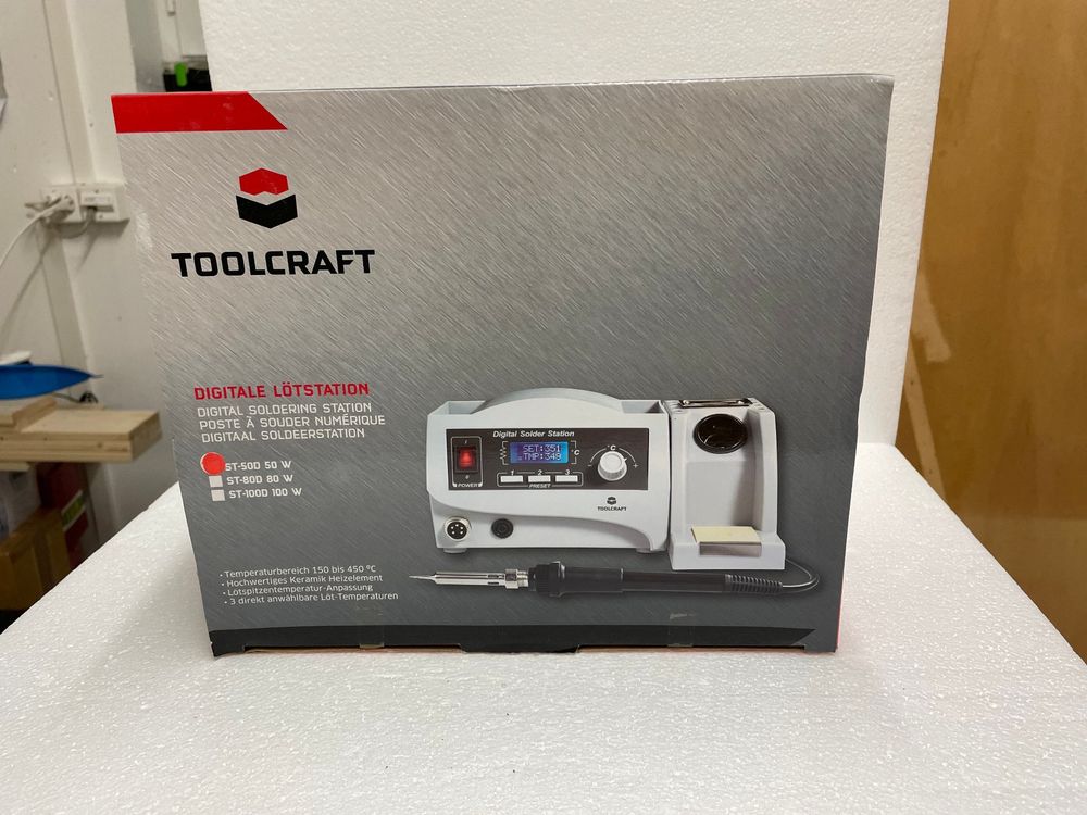 TOOLCRAFT ST-50 Digitale Lötstation 50W, 150 - 450° (Gebraucht) in ...