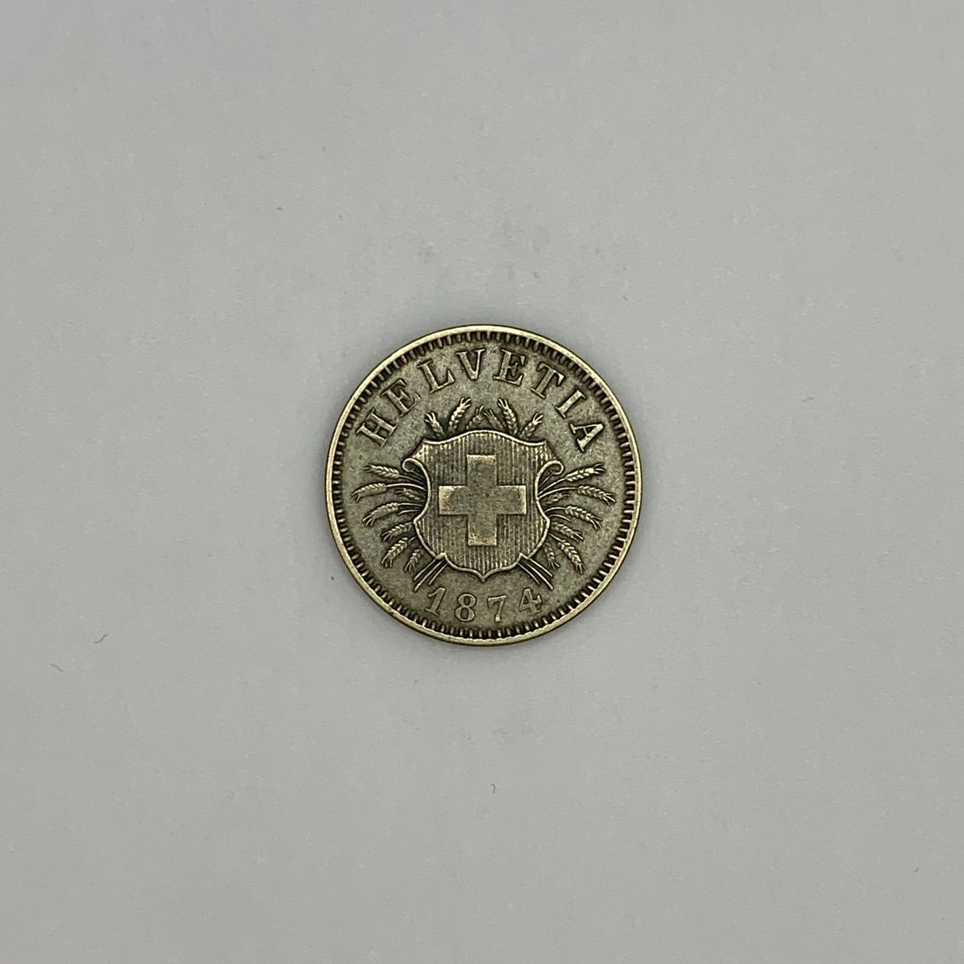 Tutti le monete: Switzerland 5 Rappen 1874 Coin – Usato da Lausanne venduto da subermarket